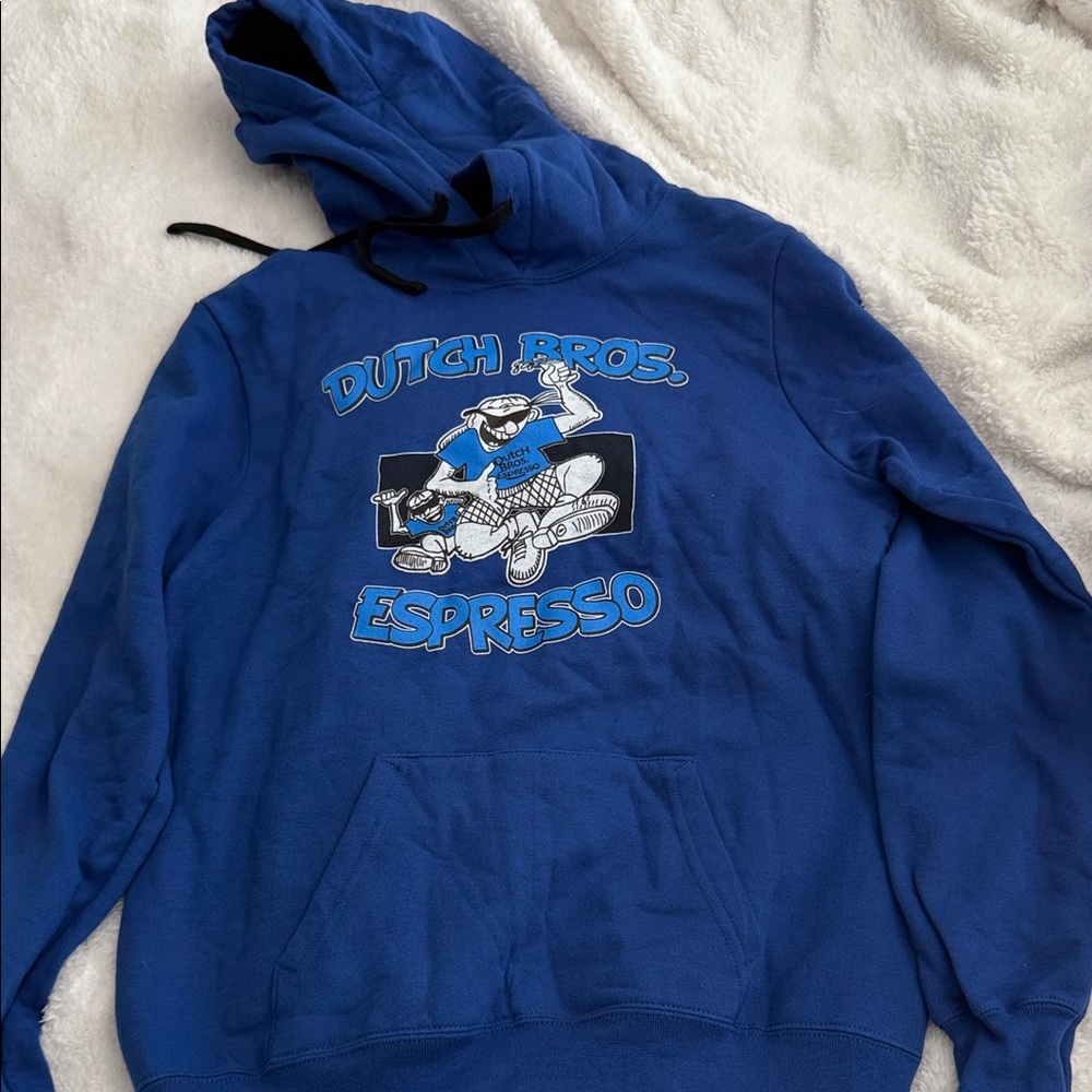 Dutch Bros Royal Blue Graphic Hoodie